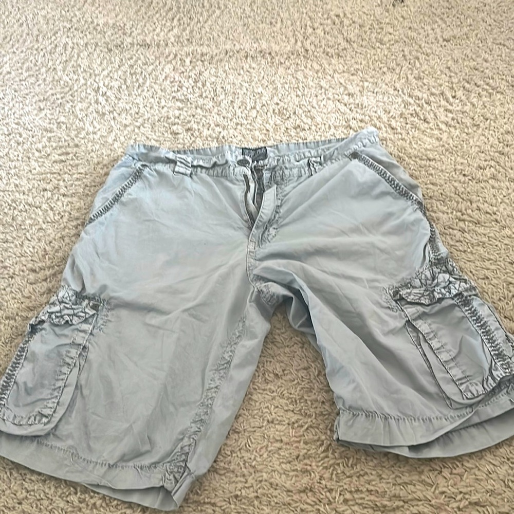 Gray affliction cargo shorts